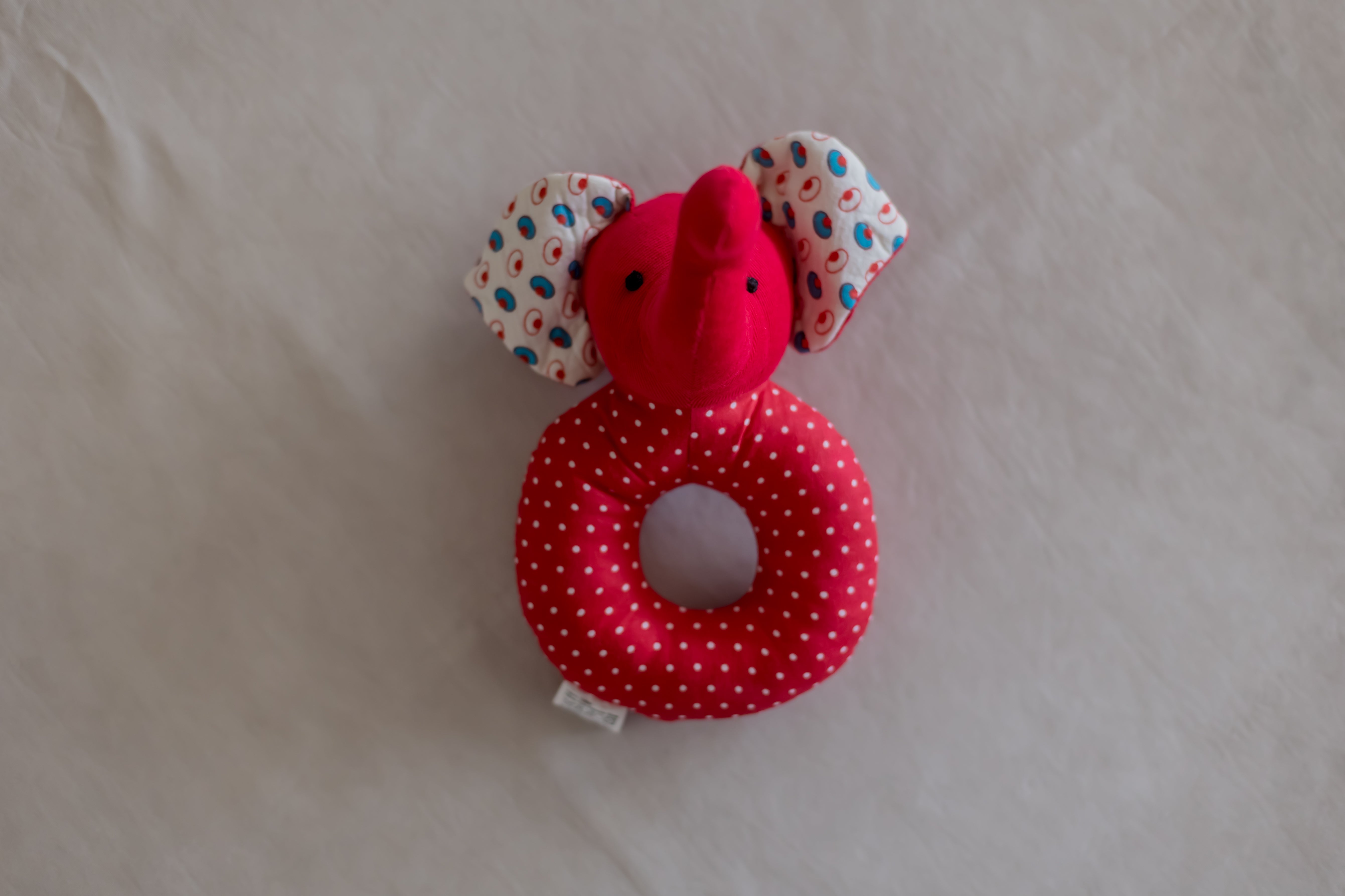 ilearnngrow Elephant Face shaped Rattle